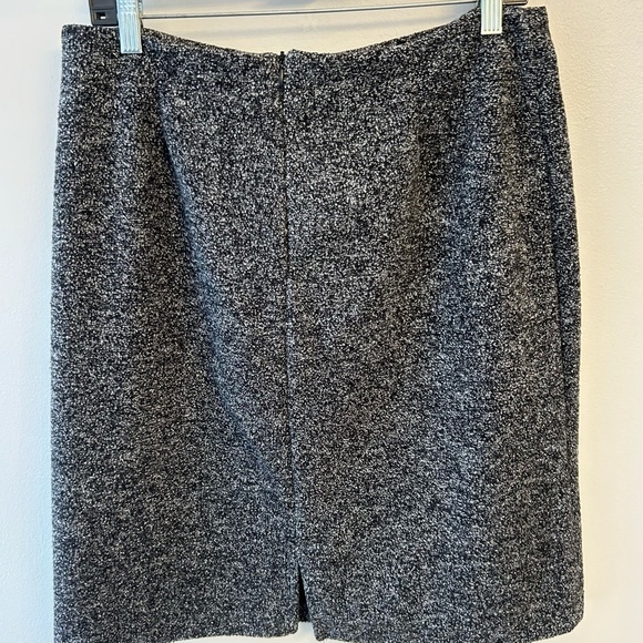 Gray black and white tweed Women's pencil Skirt Clio woman's size 14 - Picture 4 of 7